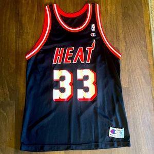 Size 48. Vintage Champion Alonzo Mourning Jersey Miami Heat #33 NBA
